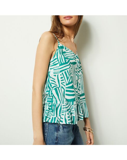 Camisola Gabbie con estampado esmeralda