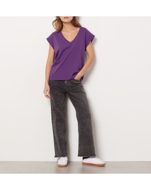 Joss V paars t-shirt