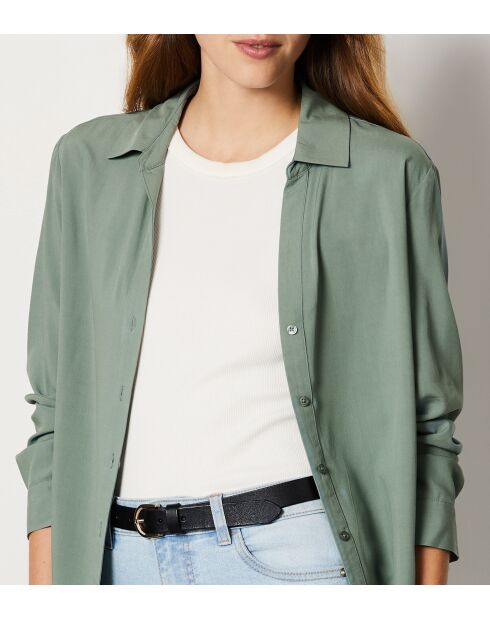 Novila khaki olijfgroen hemd