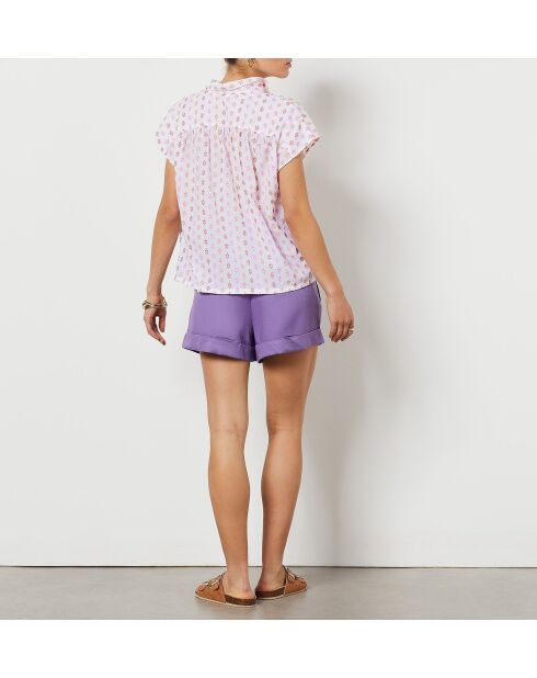 Faredo-shirt gedrukt op een ecru achtergrond