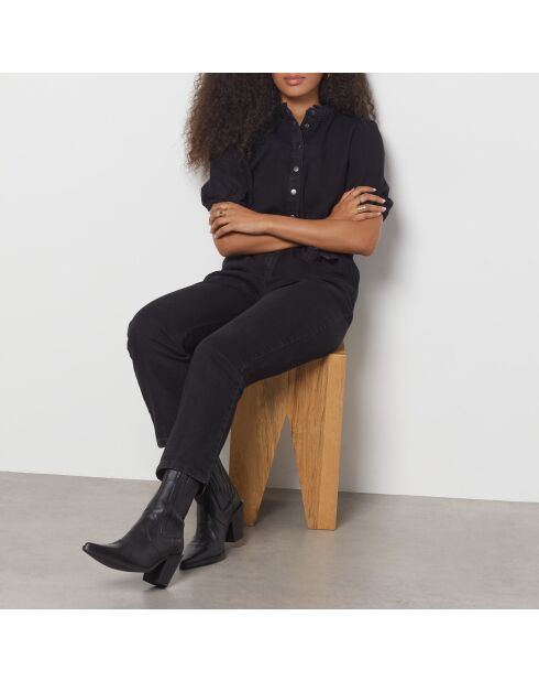 Antracietkleurige jumpsuit Darlene gd