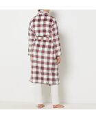 Déshabillé Telia carreaux multicolore