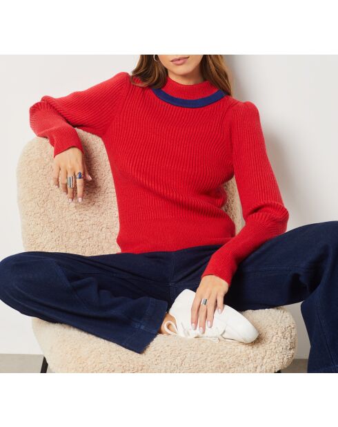 Pull Claudia rouge
