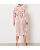 Mehrfarbiges figurgraues Kleid