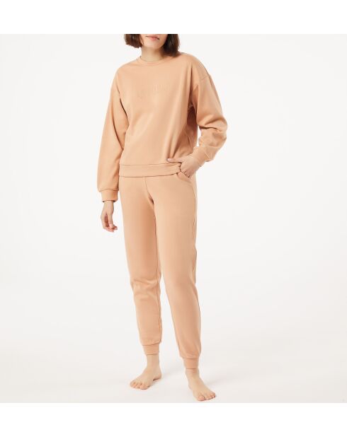 Sweatshirt met abrikoos van Cunta