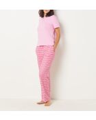 Rosafarbenes Jina T-Shirt