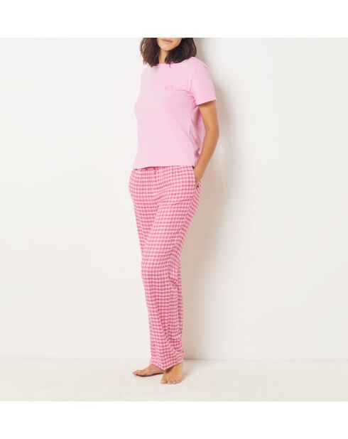 Rosafarbenes Jina T-Shirt