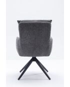 Lot de 2 fauteuils Monaco b gris clair - 59x92x68 cm