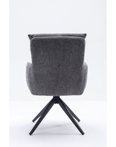 Lot de 2 fauteuils Monaco b gris clair - 59x92x68 cm