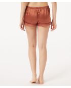 Milky Shorts aus Terrakotta