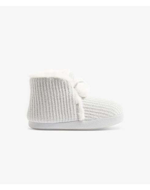 Nora hellgraue Stiefel