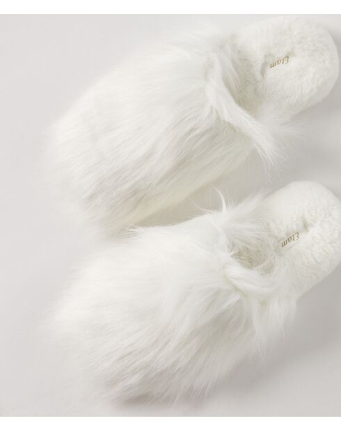 Mules Mindy blanches