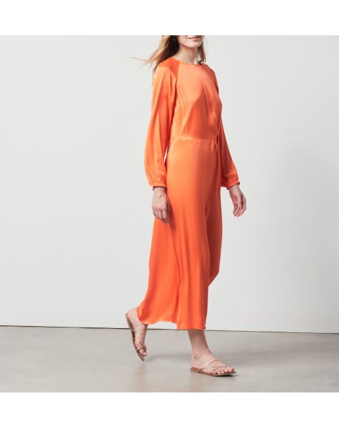 Fabbia orangefarbenes Kleid