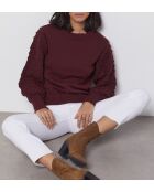 Burgundy Chaitaly trui