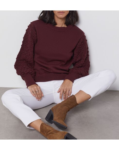 Pull Chaitaly bordeaux