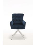 Lot de 2 fauteuils Saint Tropez bleu - 60x92x67 cm