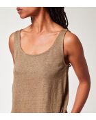 Camiseta sin mangas Ramy caqui oliva