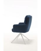 Lot de 2 fauteuils Saint Tropez bleu - 60x92x67 cm