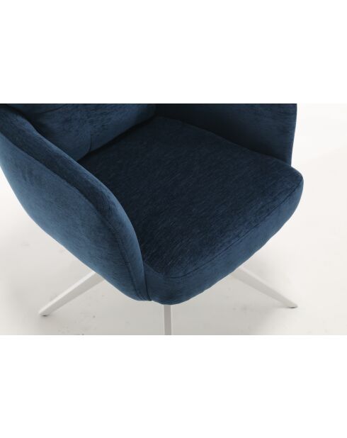Lot de 2 fauteuils Saint Tropez bleu - 60x92x67 cm