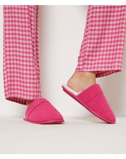 Nora Fushia Pantoffeln