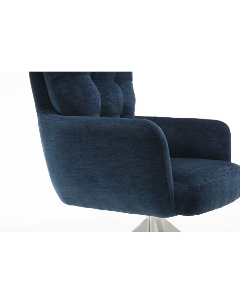 Lot de 2 fauteuils Saint Tropez bleu - 60x92x67 cm