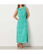 Maria-jurk gedrukt op een groene achtergrond