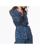 Marineblaues Jizzo-Hemd