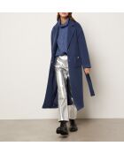 Marineblauwe jas Paulianne