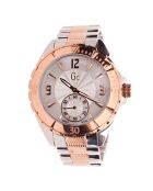 Montre Femme en Acier argenté/cuivré