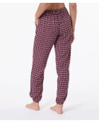 Pantaloni Sven bordeaux granato