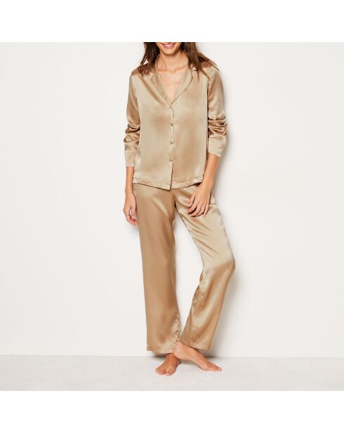 Hemdje met parelwitte zalm en perzik