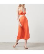 Fabbie orangefarbenes Kleid