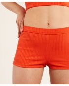 Oranje broekje met broekspijpen voor jongens