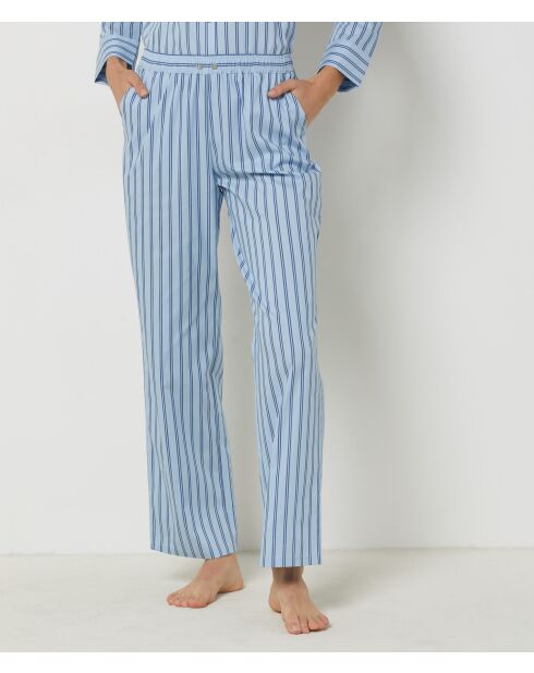 Pantaloni Carolyn celesti