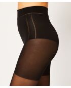 30D Triple Action schwarze Strumpfhose