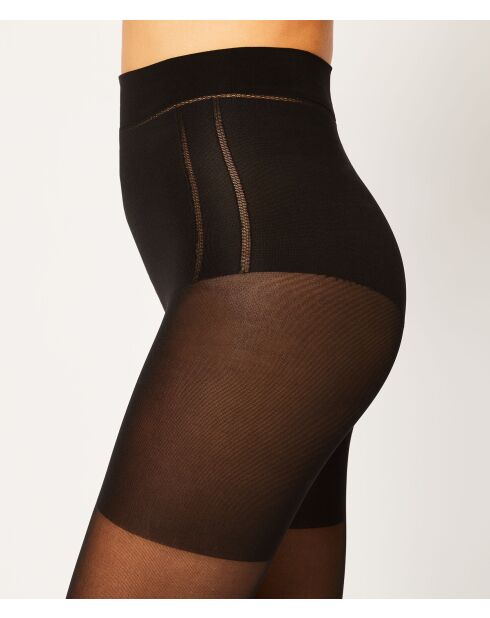 30D Triple Action zwarte panty