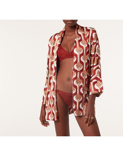 Déshabillé Yena bordeaux grenat