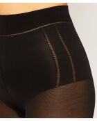 30D Triple Action schwarze Strumpfhose