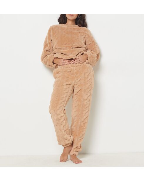 Sudadera Nalane beige