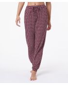 Pantaloni Sven bordeaux granato