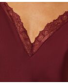 Caraco Sentiment bordeaux grenat