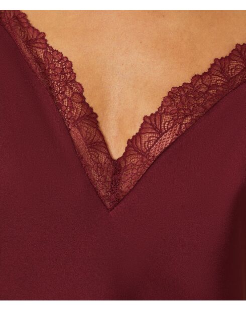 Caraco Sentiment bordeaux grenat