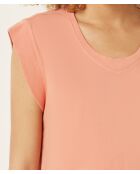 Pfirsichfarbenes T-Shirt Uriah