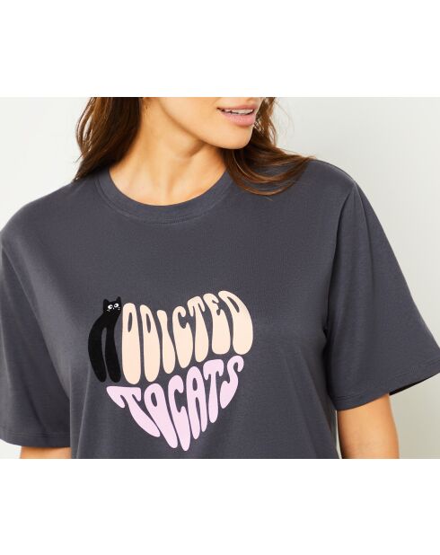 Camisón Big T Celilo antracita