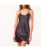 Perlschwarzes Nachthemd