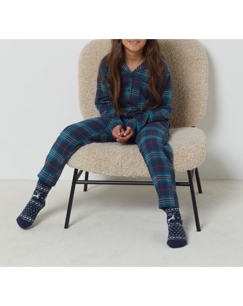 Marineblauwe tweedelige pyjama van Jadden Kids