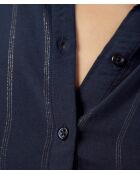 Marineblaues Hemd Emia