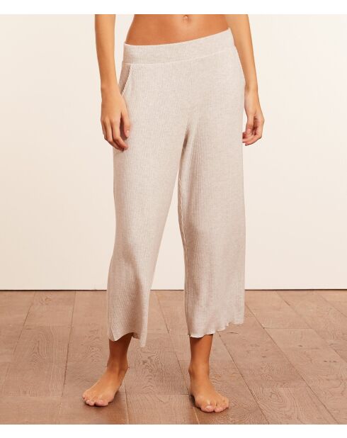 Amythis lichtgrijze broek