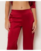 Pantaloni rosso perlato