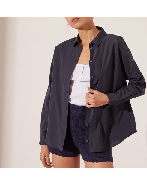 Marineblauw hemd Charlie